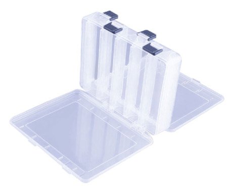 AQUA MARINE - Double Sided Fishing Tackle Box - 10 Compartments